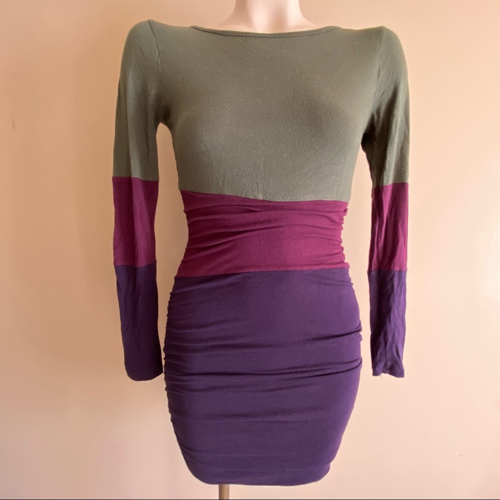 Bodycon Color Block Dress